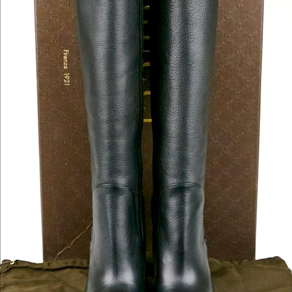 Gucci Edith knee high boot, size 37